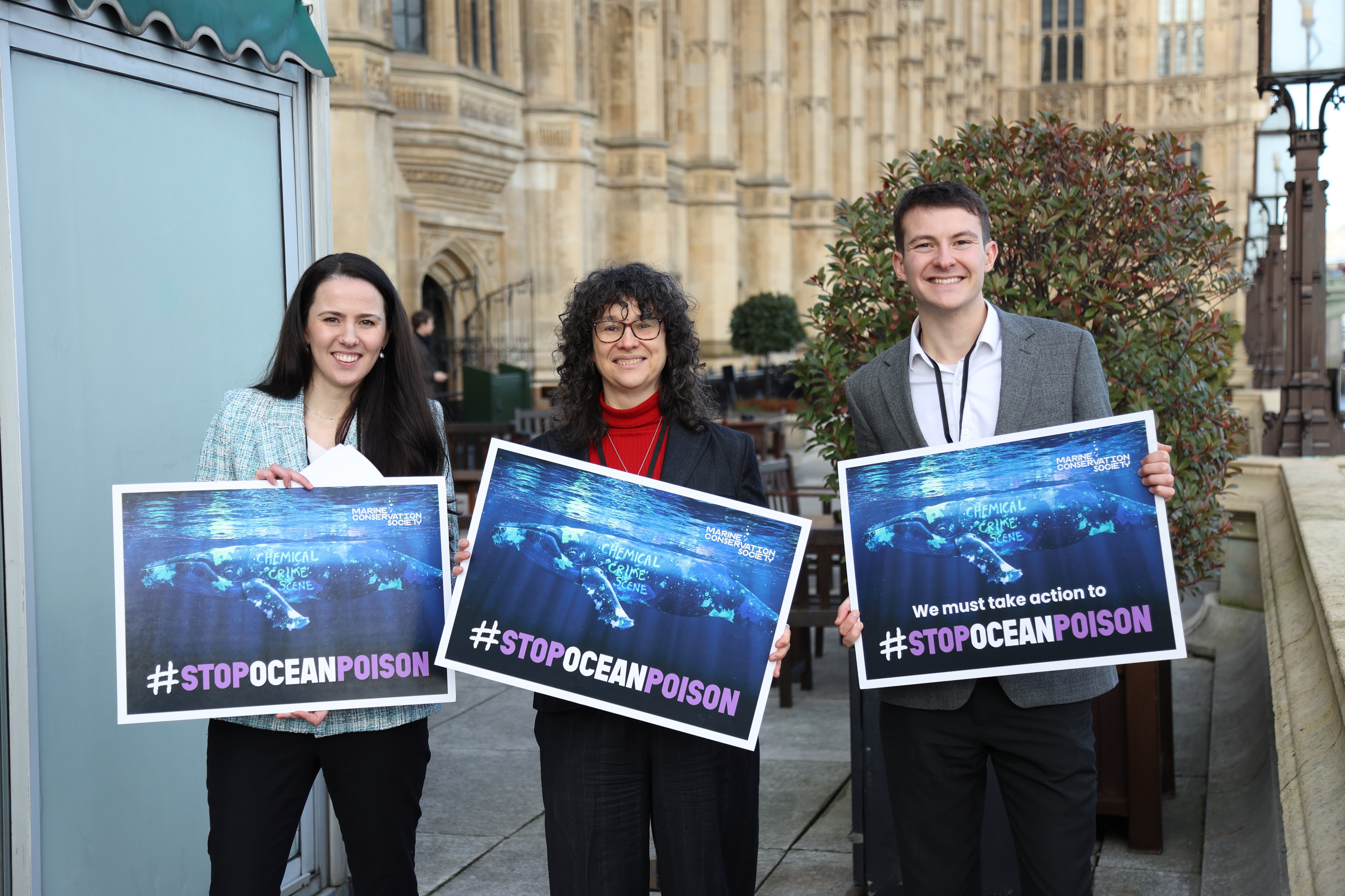 Marine Conservation and ChemTrust campaigning against forever chemicals