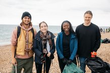 Cully and Sully Beach Clean Hove 2022