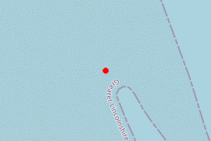 A map showing the Mablethorpe 2 beach stretch plotted on it