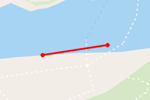 A map showing the Parkdean Resorts - Crantock Beach Holiday Park beach stretch plotted on it