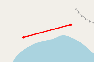 A map showing the SIF - Camas Mor (Muck) beach stretch plotted on it